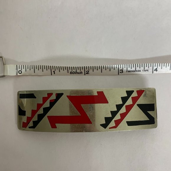 Beautiful Alpaca Silver Hair Barrette by Salsa Designs main image 6